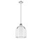 Z-Lite Pearson 1 Light Pendant, Polished Nickel & White Opal 818-12PN - alternate 2
